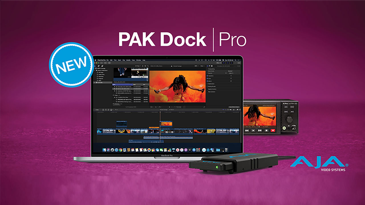 AJA 社、PAK Dock Pro を発表