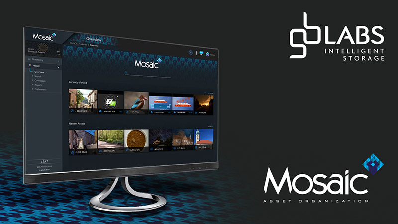 GB Labs Launches Mosaic Asset Organisation Software at NAB Show 2019