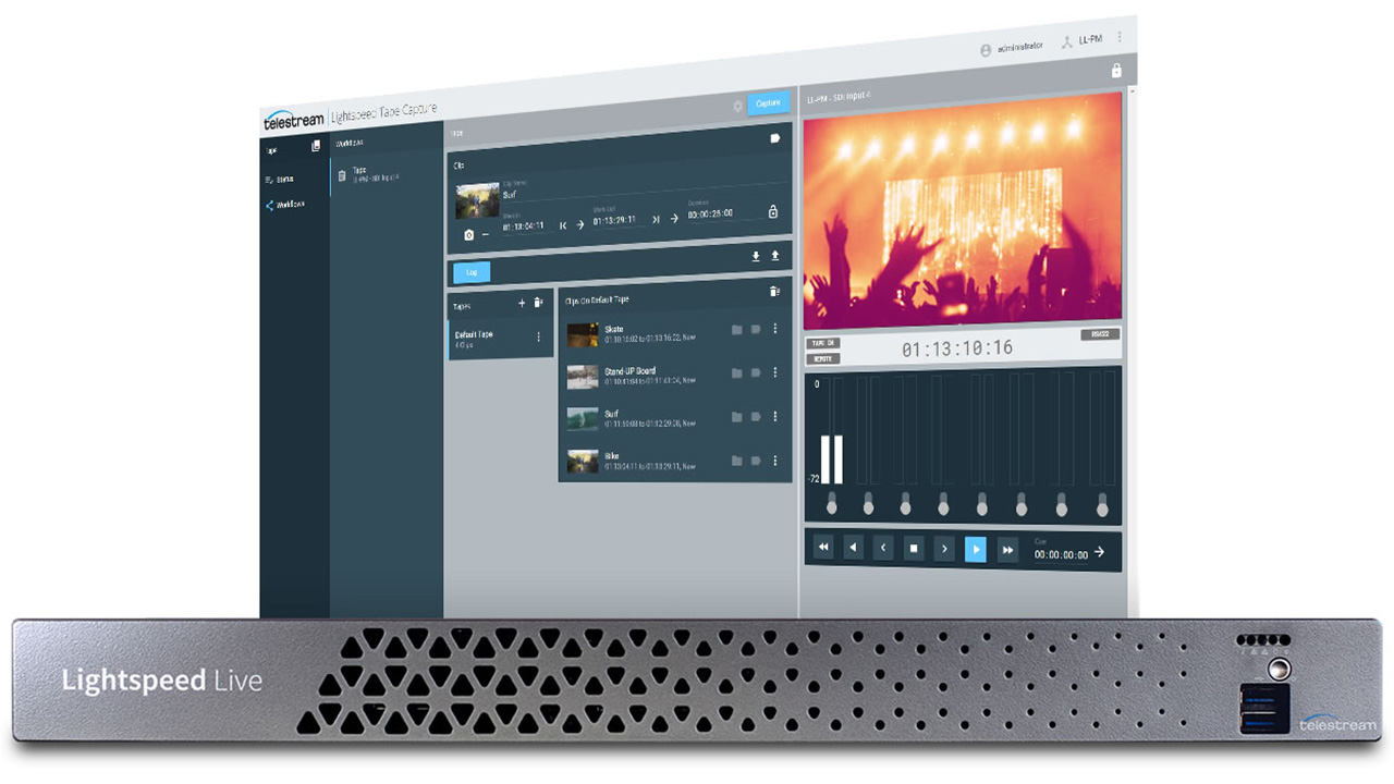 Telestream 社、Lightspeed Live C2+ を発表、Lightspeed Live サーバーファミリーの最新モデル