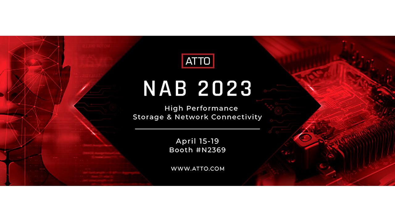 ATTO 社、次世代のストレージとネットワーク接続用製品を NAB Show 2023 で展示