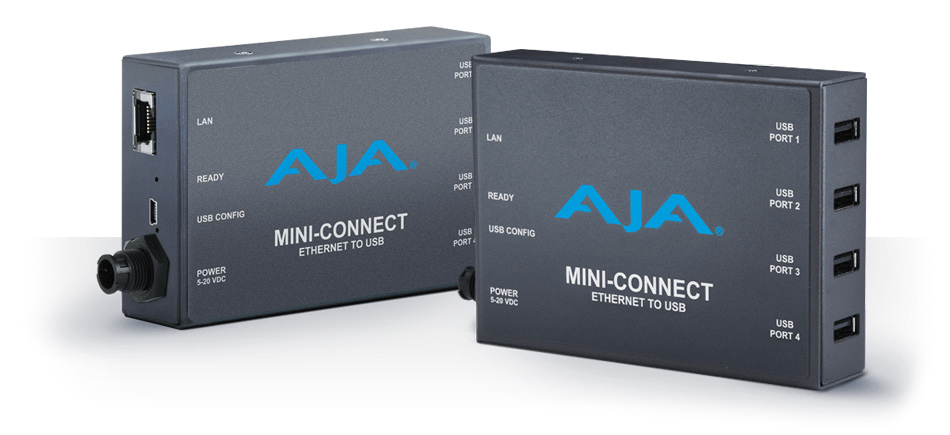 AJA 社、複数のミニコンバーターに対応したネットワークインターフェイスボックス「Mini-Connect」を発表