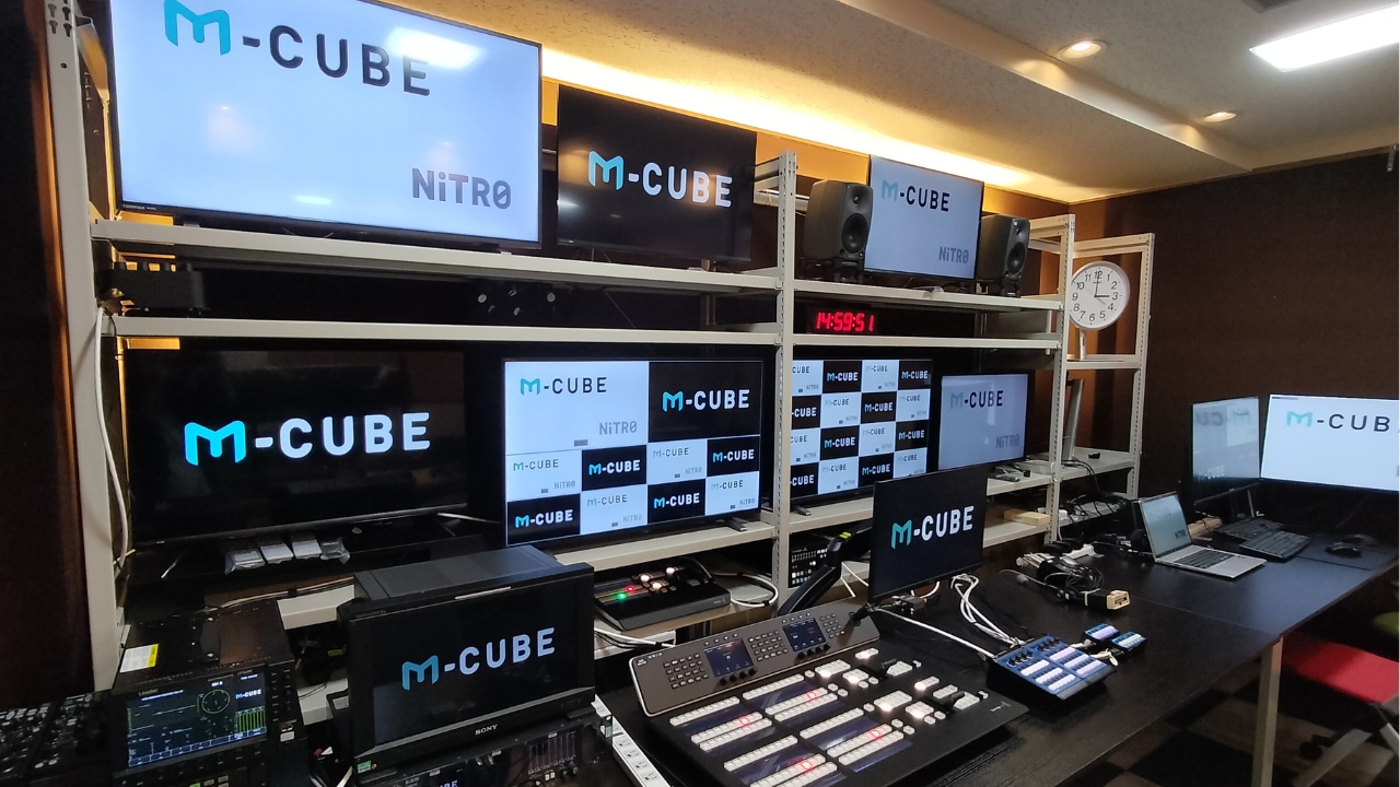 NiTRo、進化した配信スタジオ『M-CUBE』で安定した配信と充実の制作環境を提供