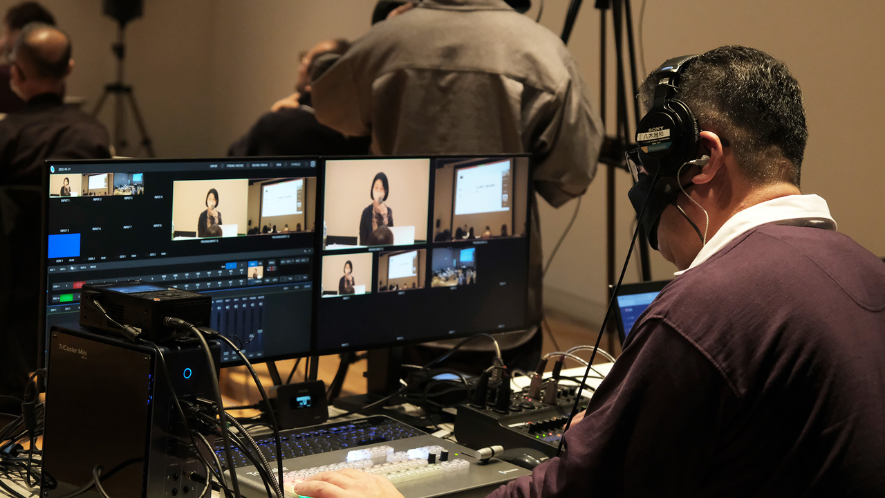 TriCaster Mini で写真展の審査会・審査発表・授賞式をオンライン配信 