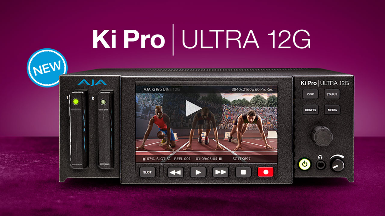 AJA Ki Pro Ultra 12G annouces