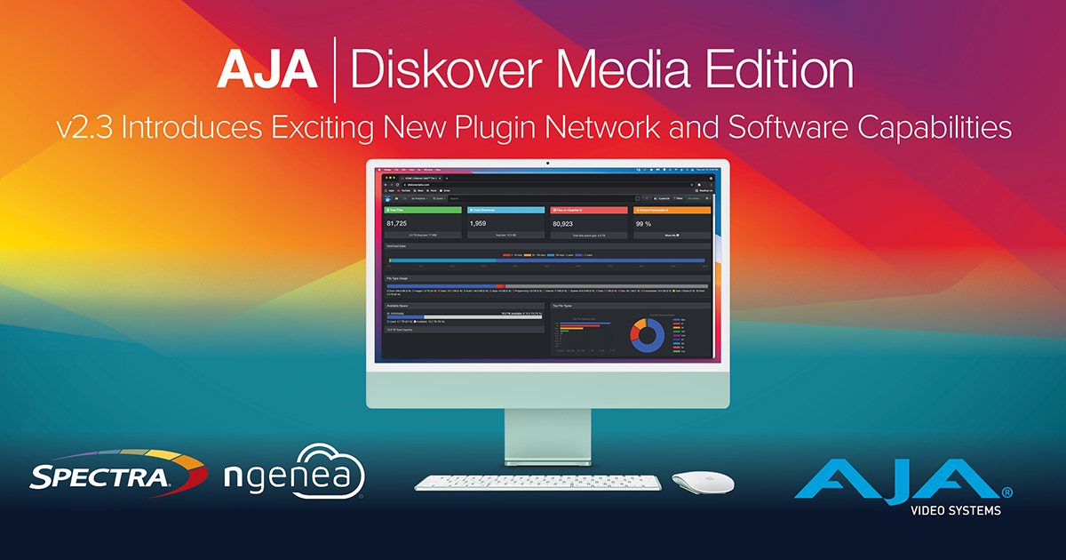 AJA 社、Diskover Media Edition の対応プラグインとソフトウェア機能の拡張を IBC 2024 で発表