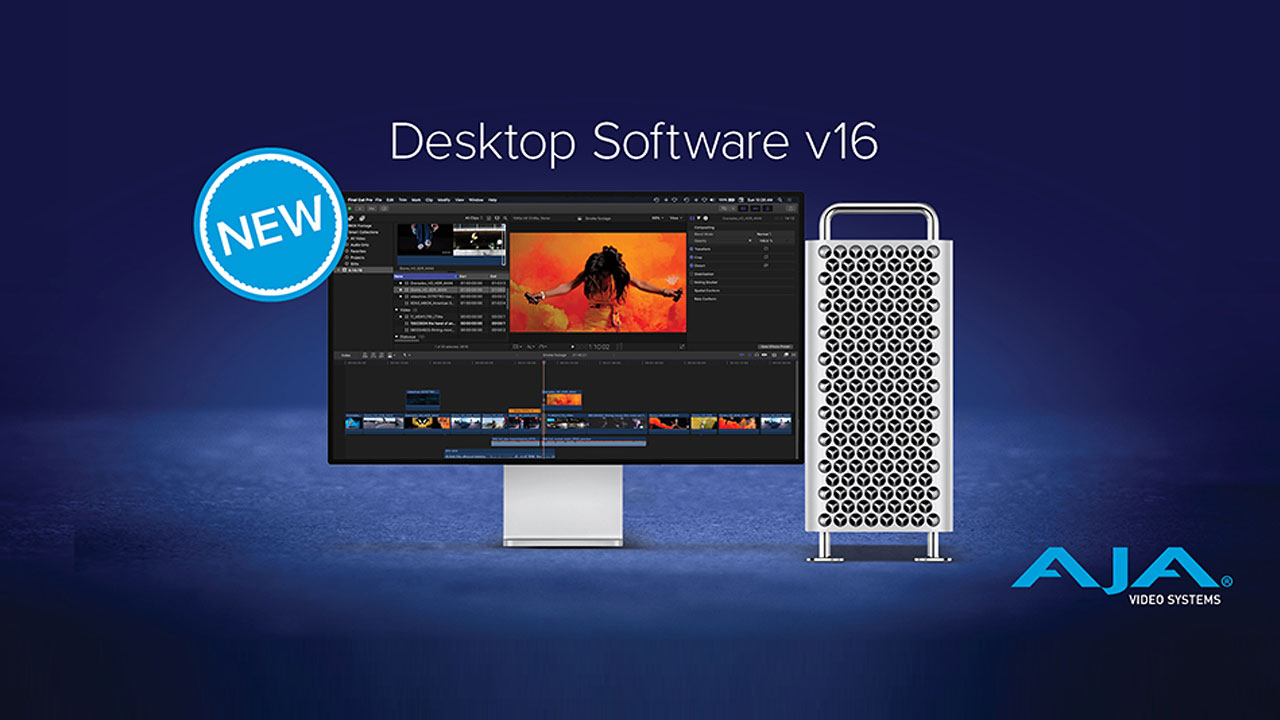 AJA 社、Desktop Software v16 を発表