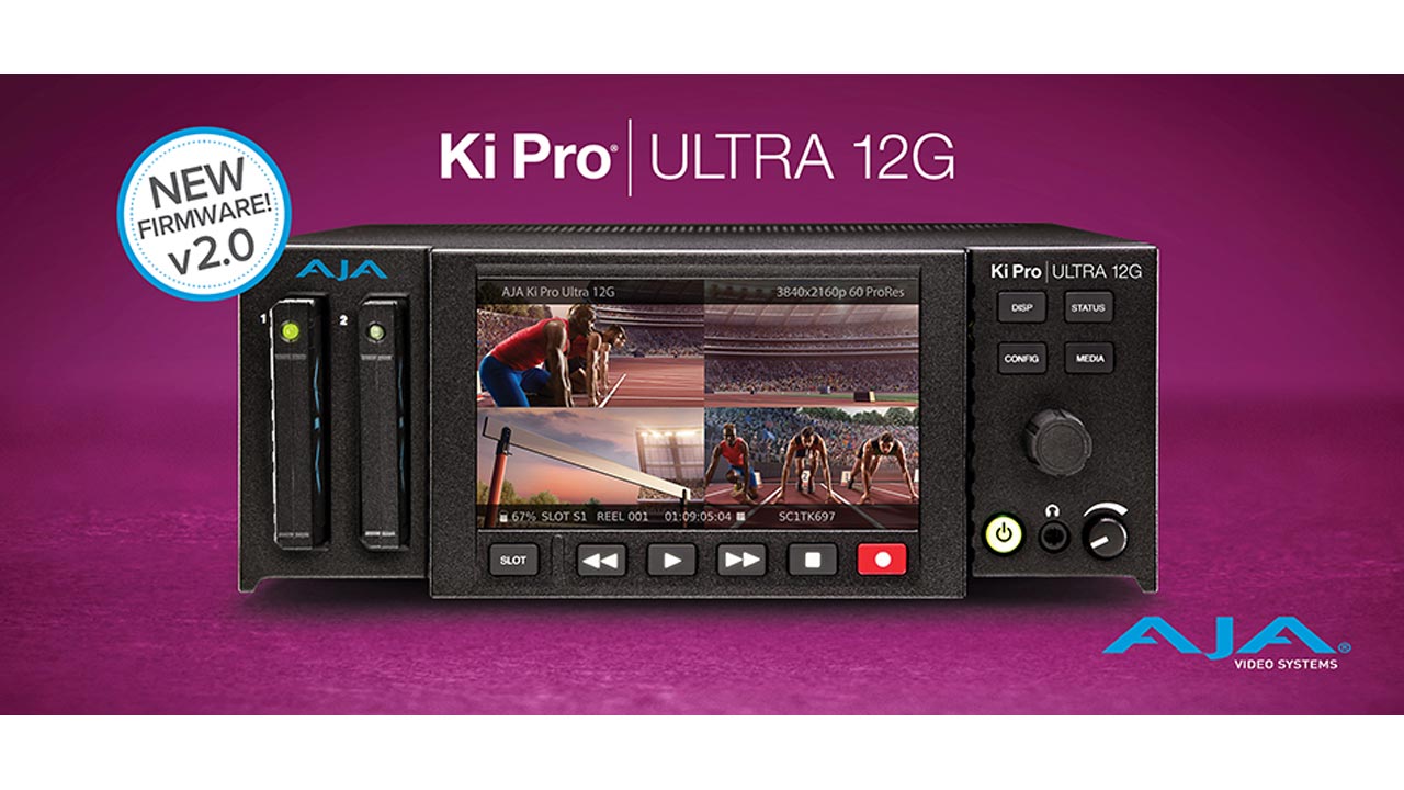 AJA News Ki Pro Ultra 12G v2.0 Main Image 1280x720