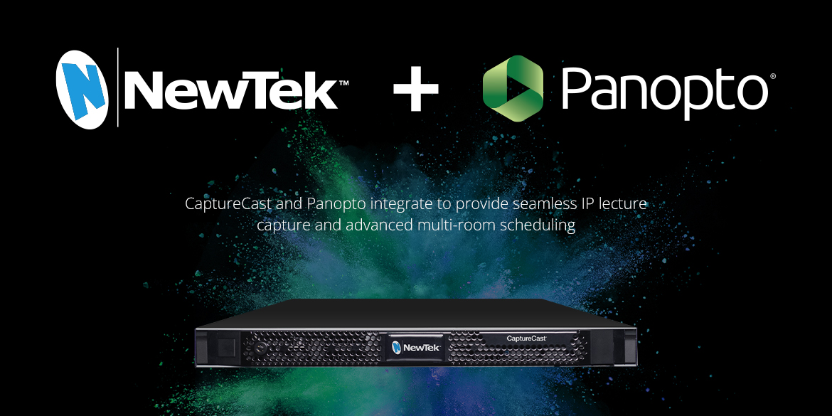 NewTek 社、Panopto 社と CaptureCast™ に関するテクニカルパートナーシップを締結