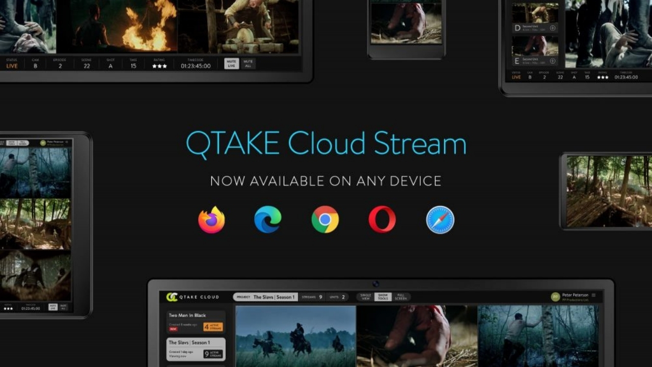 QTAKE Cloud Stream WebBased 1280x720