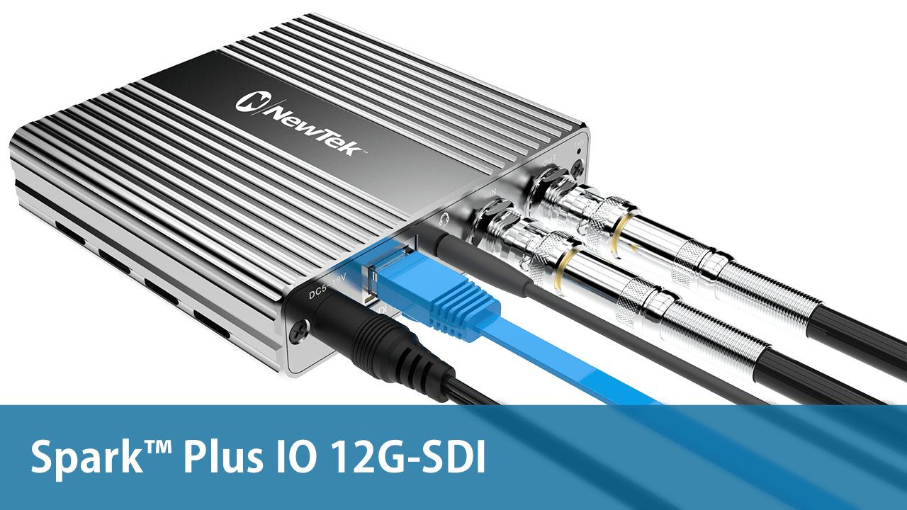 NewTek 社、Spark Plus IO シリーズに新たに 12G-SDI 対応コンバーターを追加