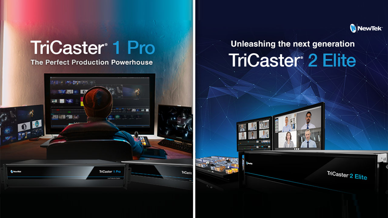 NewTek、TriCaster シリーズの新製品 TriCaster 1 Pro および TriCaster 2 Elite のアップデートを発表