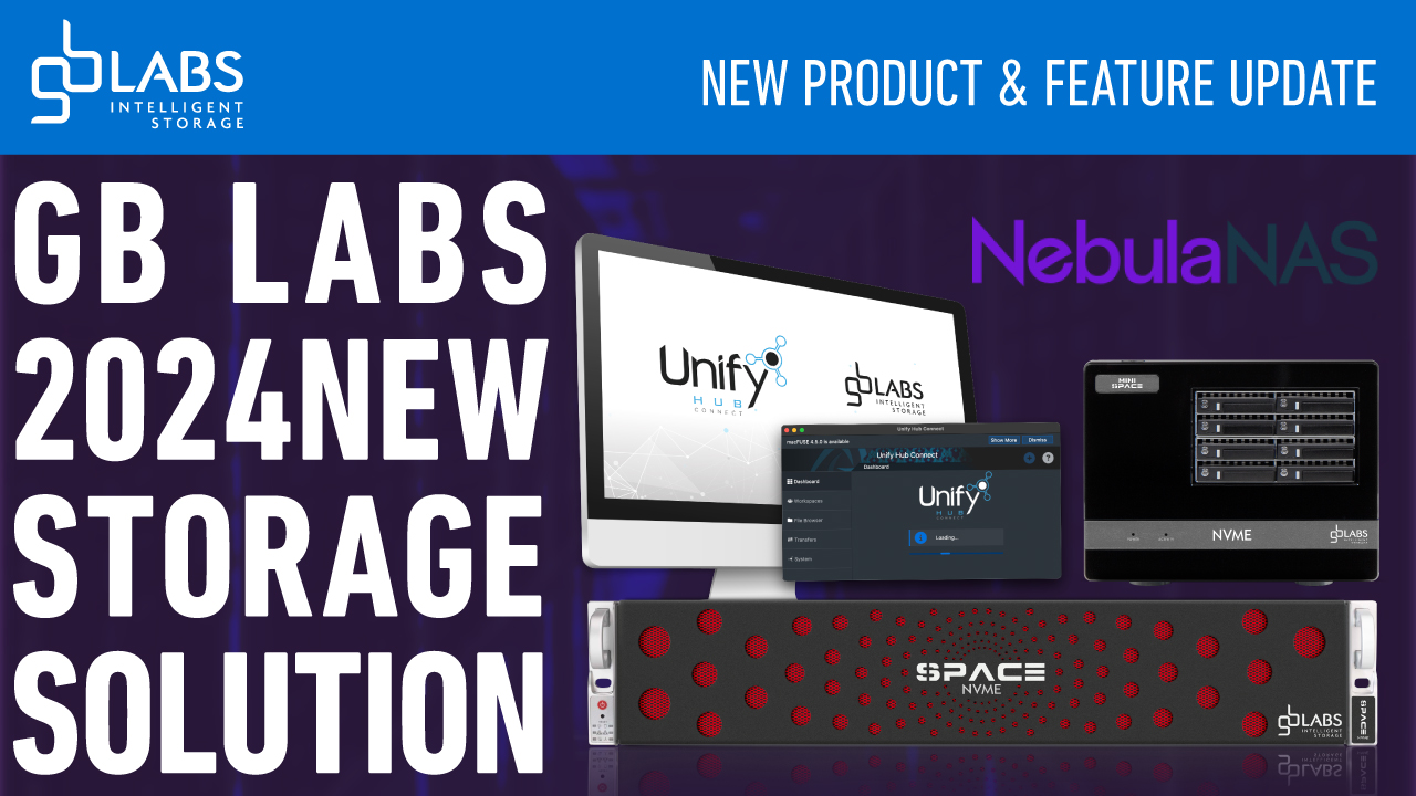 GB Labs 社、NAB Show 2024 で革新的な映像制作を叶えるストレージ新製品と新機能を発表