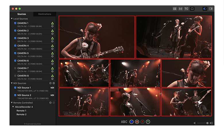 MR4 8Sources 2 RedRecording
