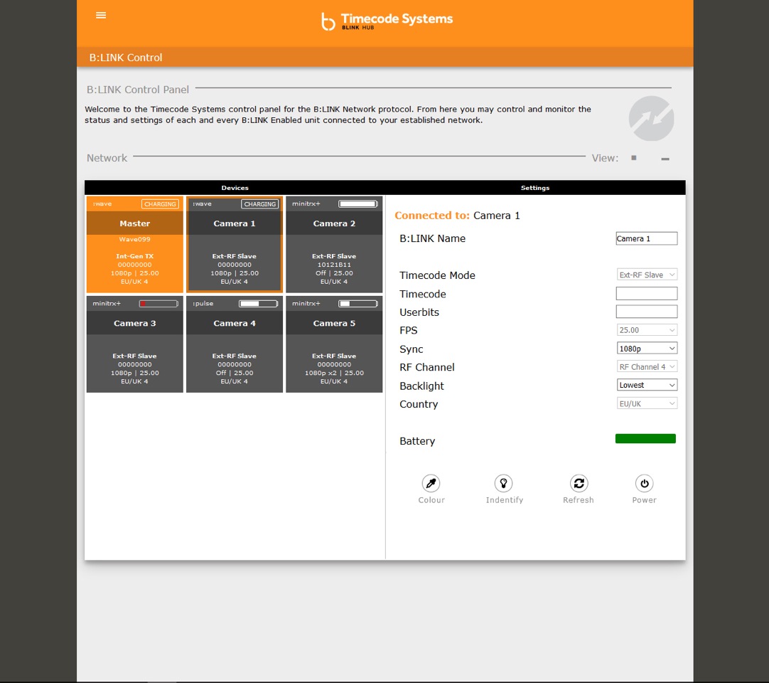 TimecodeSystems BLINK Hub